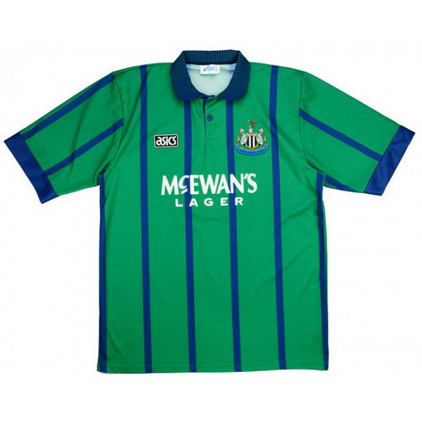 Thailande Maillot Football Newcastle United Third Retro 1994 1995 Vert